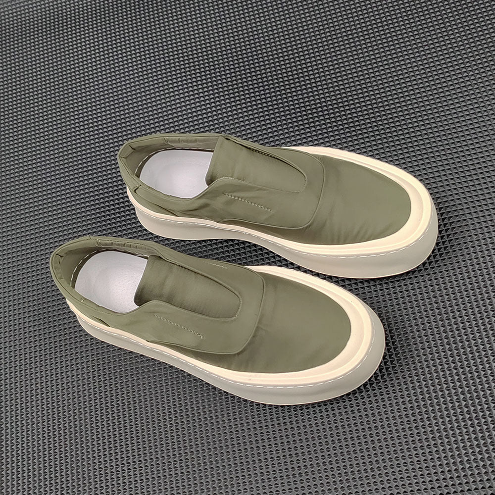 Men Minimalist Breathable Canvas Flat Slip-on Casual Shoes-RAIIFY