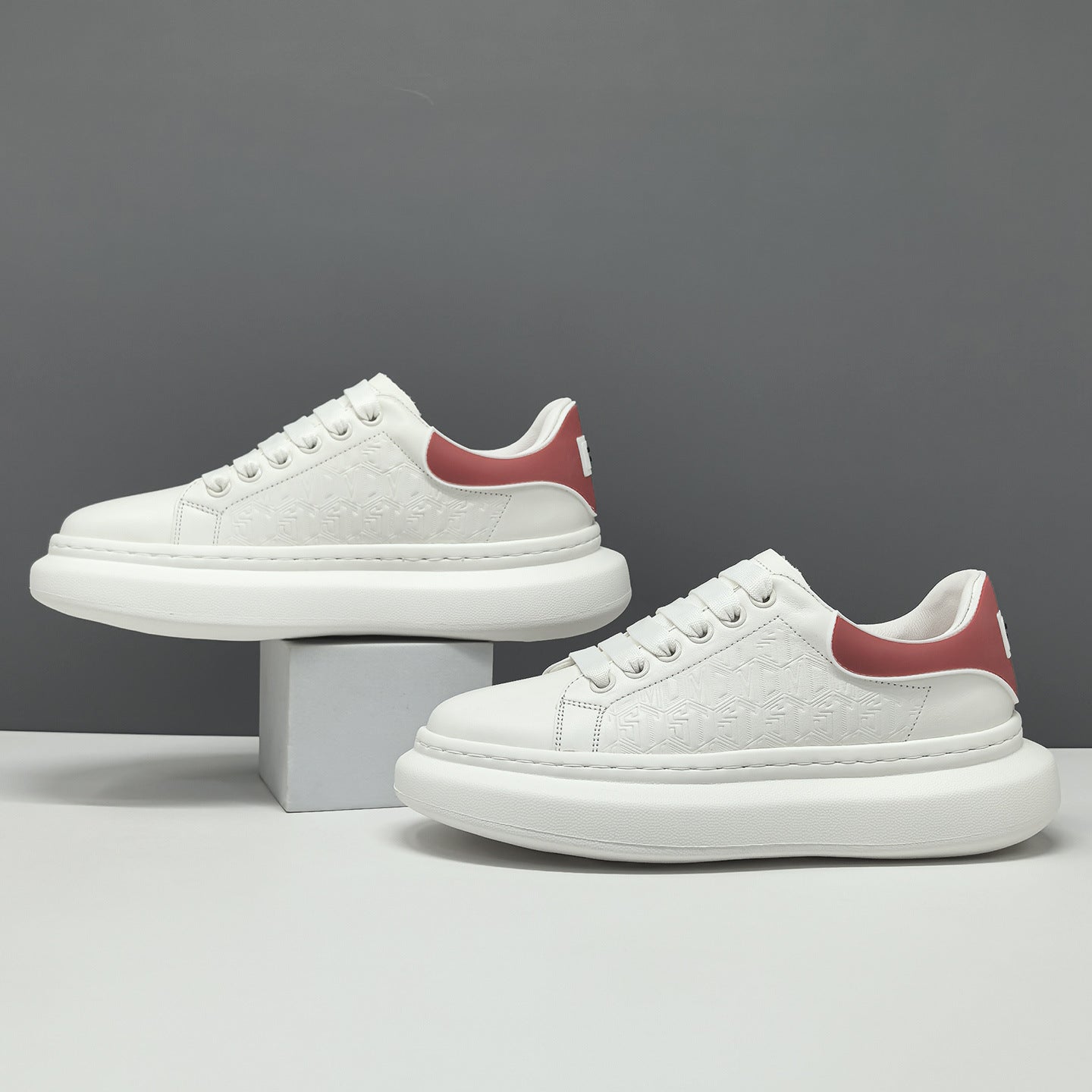 Men's Fashion Leather Casual Sneakers-RAIIFY