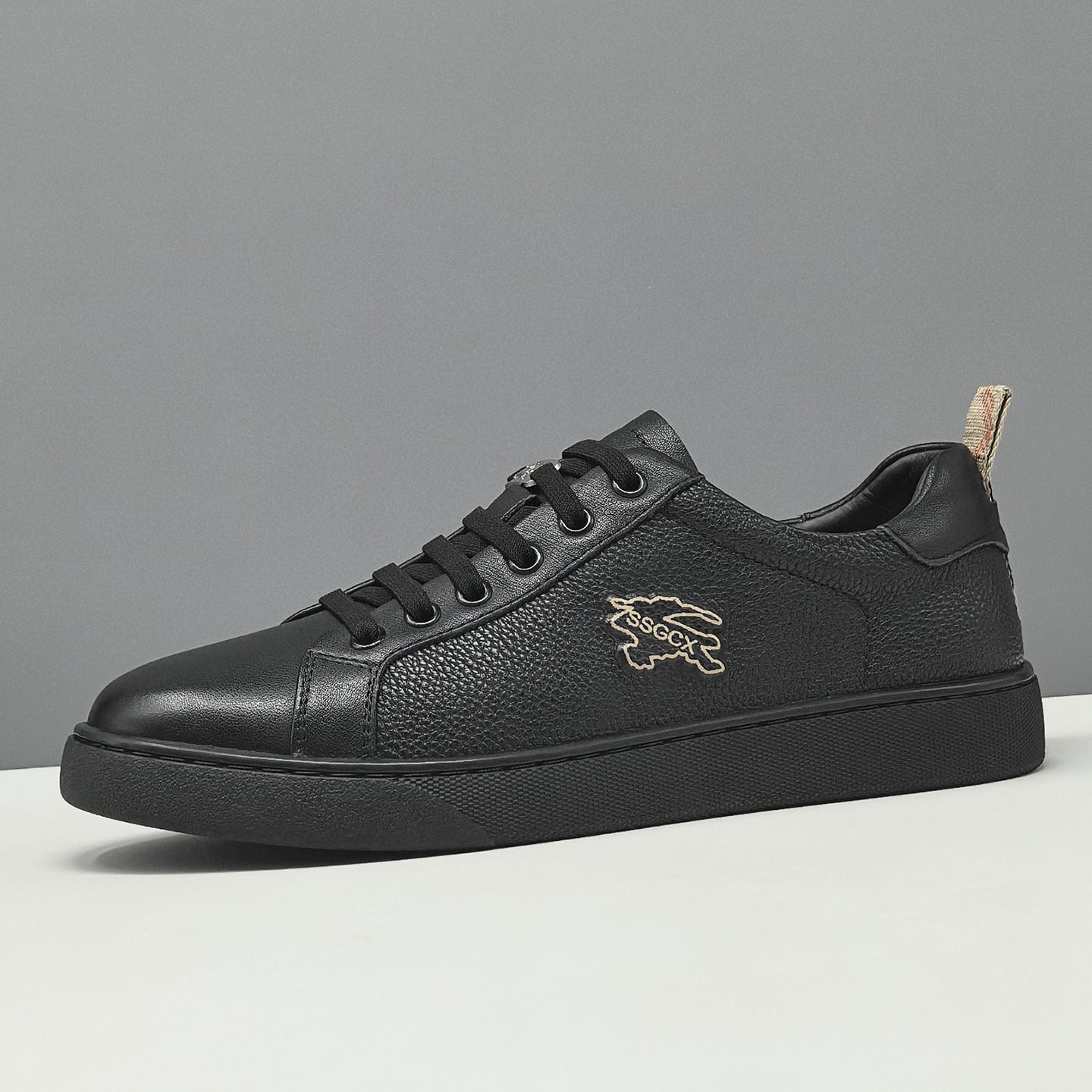 Men's Fashion Leather Flat Slip-on Casual Shoes-RAIIFY