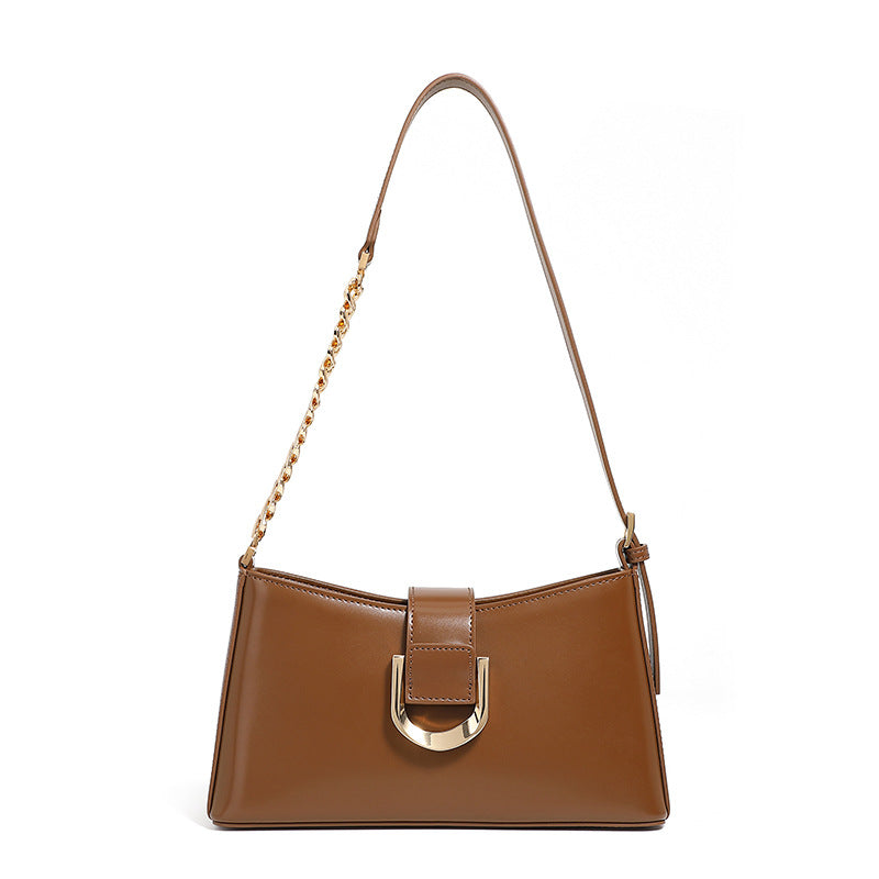 Women Stylish Leather Chian Strap Shoulder Bag-RAIIFY