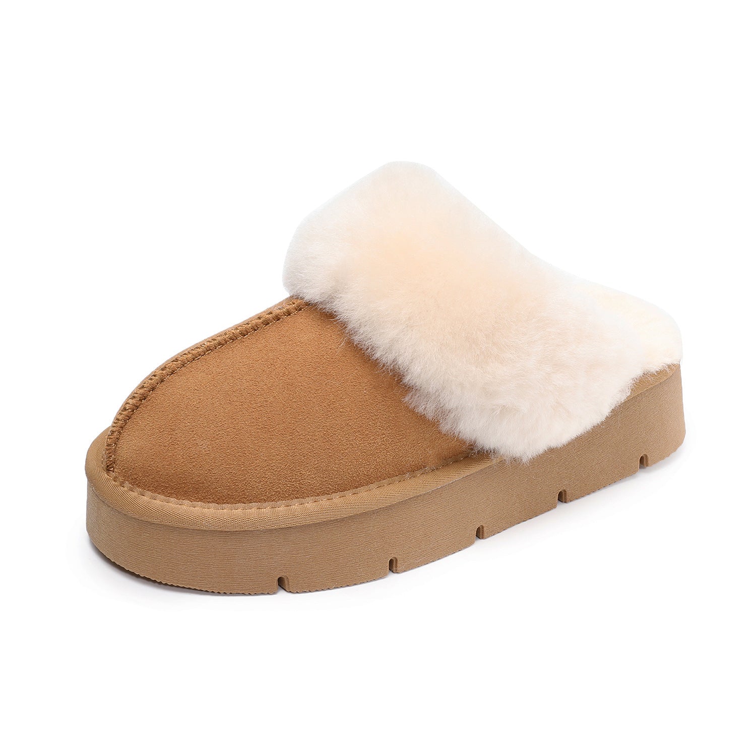 Women's Retro Casual Winter Furred Slipper-RAIIFY