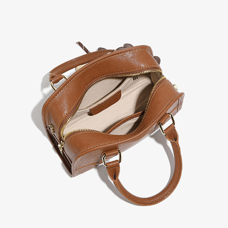 Women's Retro Leather Casual Mini Cross Body Bag-RAIIFY