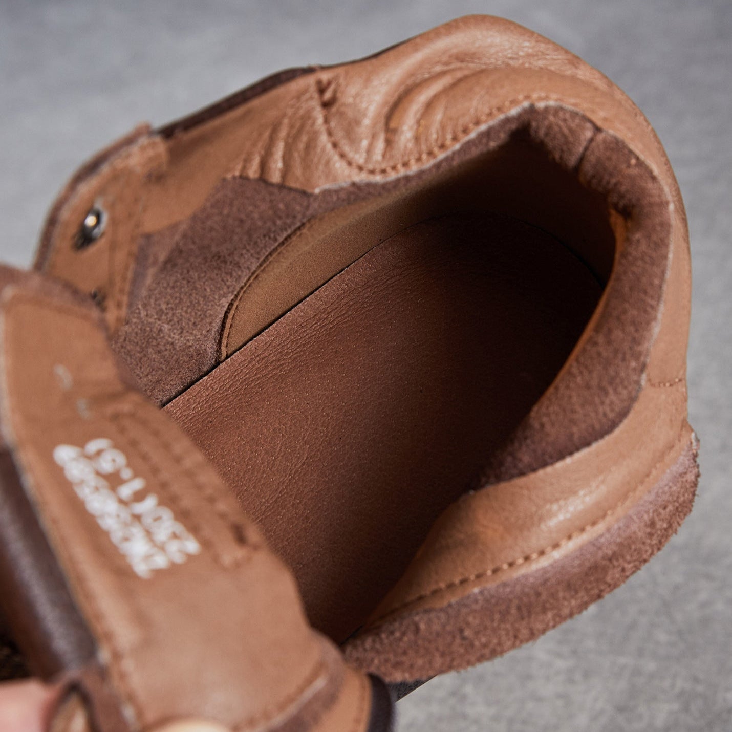 Women's Plain Leather Comfort Casual Flat Ankle Boots-RAIIFY