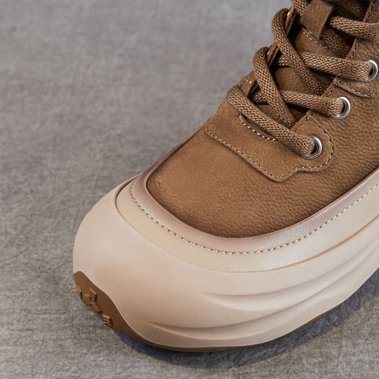 Women's Retro Leather Platform Martin Ankle Boots-RAIIFY