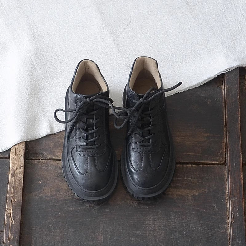 Women Retro Patchwork Casual Flat Ankle Boots-RAIIFY