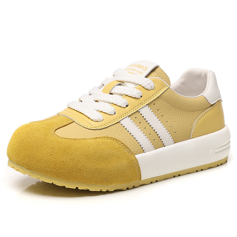 Women's Fashion Breathable Leather Training Casual Sneakers-RAIIFY