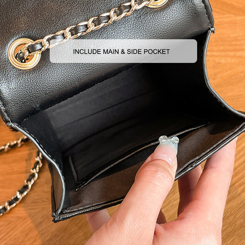 Women Fashion Cowhide Mini Cross Body Bag-RAIIFY