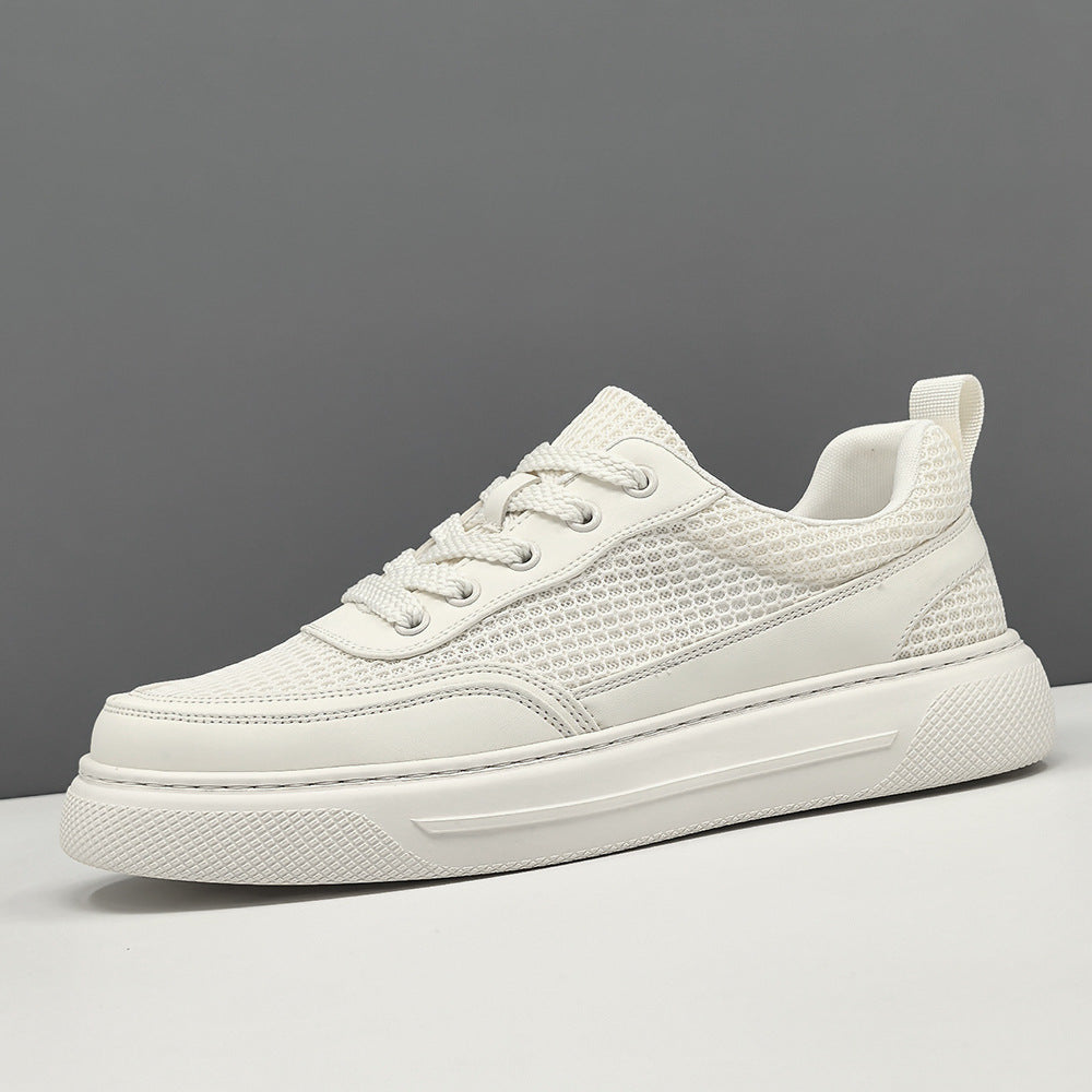 Men Minimalism Plain Breathable Mesh Casual Sneakers-RAIIFY