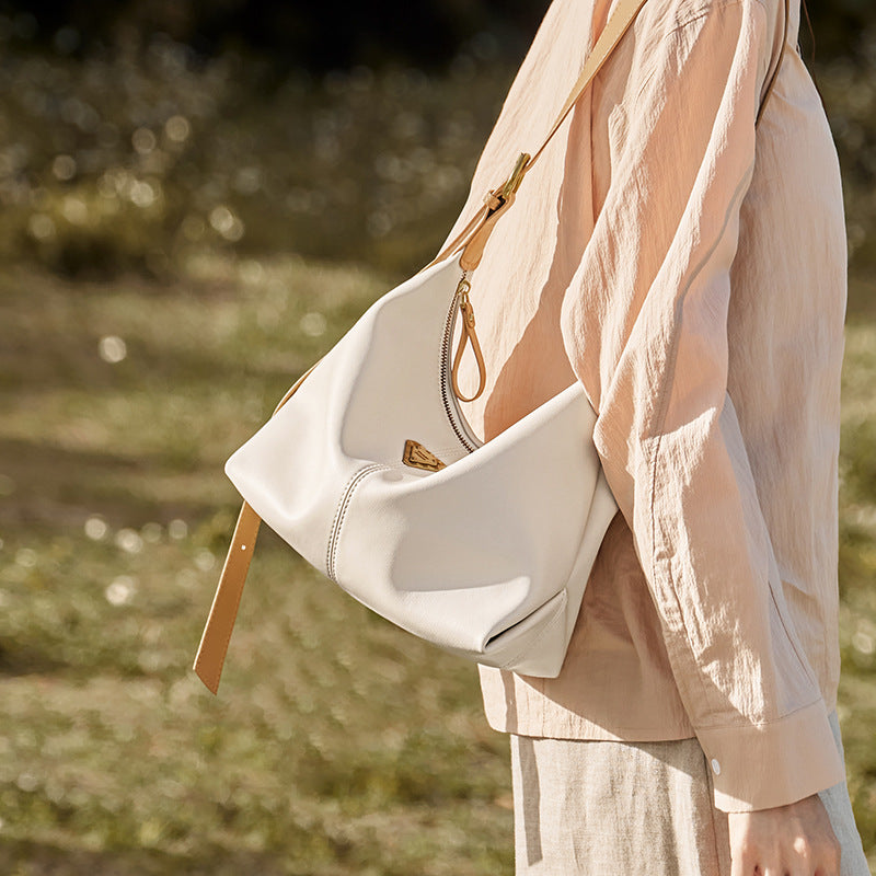 Women's Fashion Soft Leather Casual Tote Bag-RAIIFY