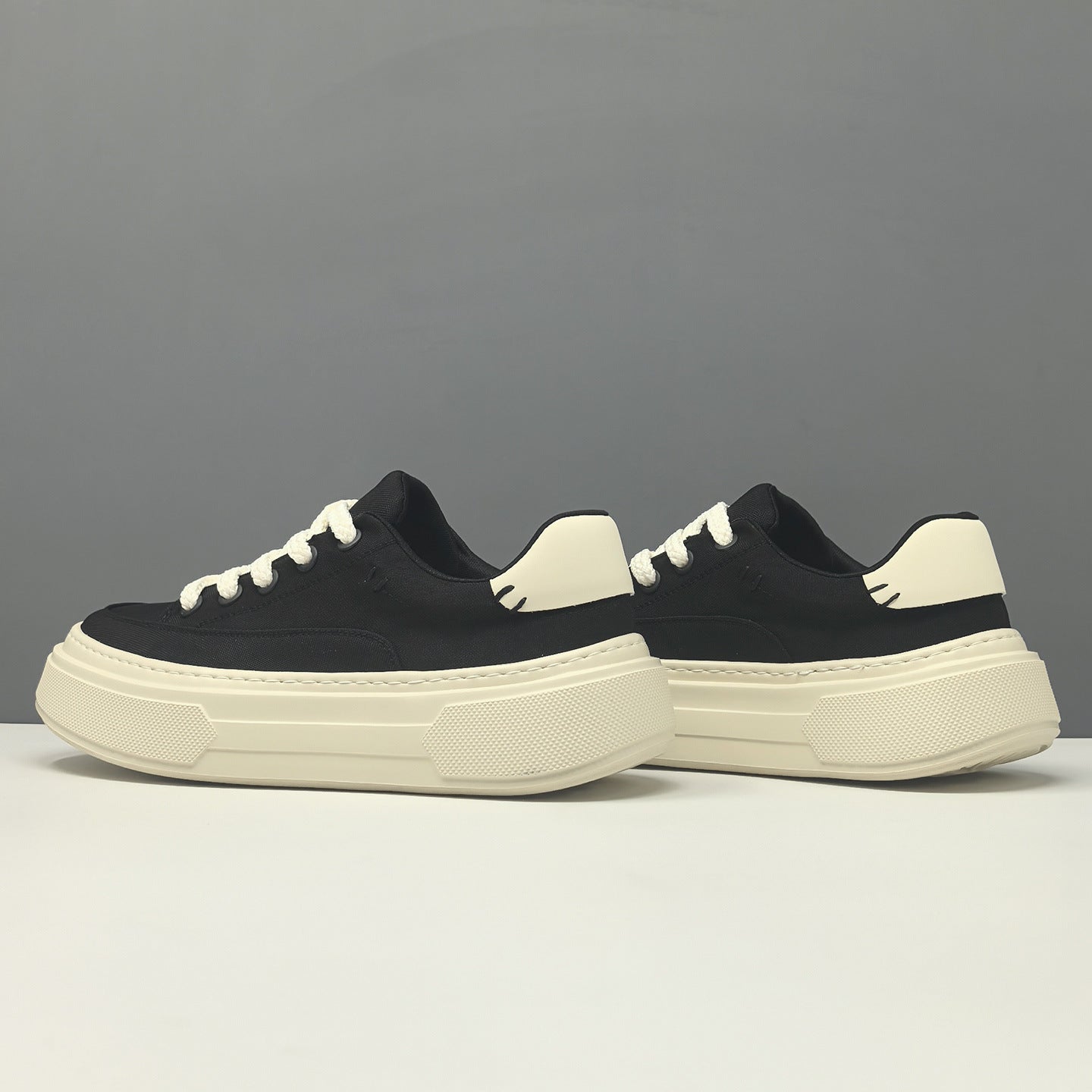 Men's Fashion Breathable Canvas Thick Sole Casual Board Shoes-RAIIFY