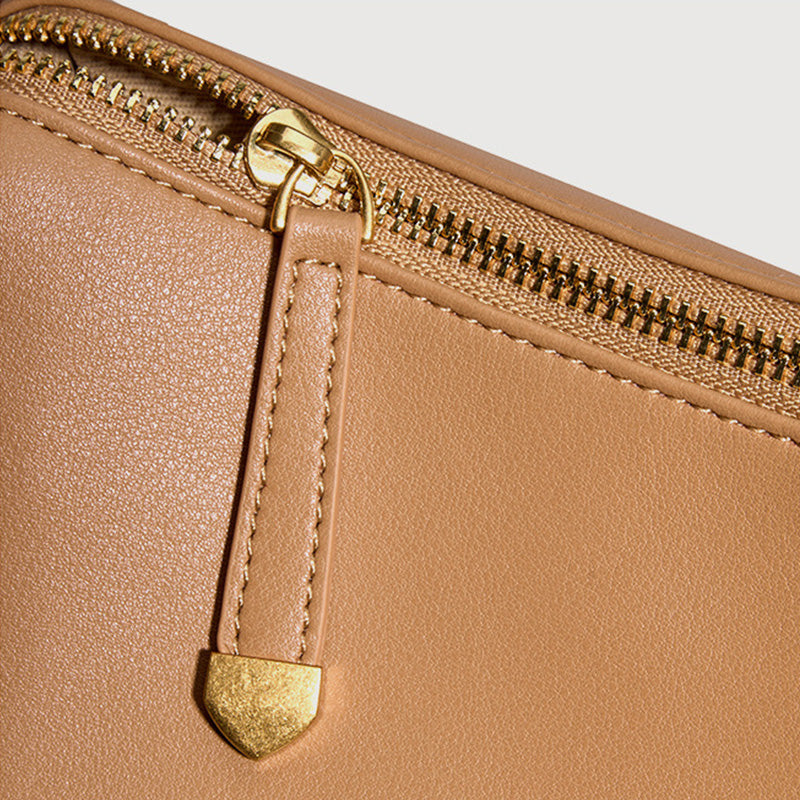 Women Casual Minimalist Soft Cowhide Shoulder Bag-RAIIFY