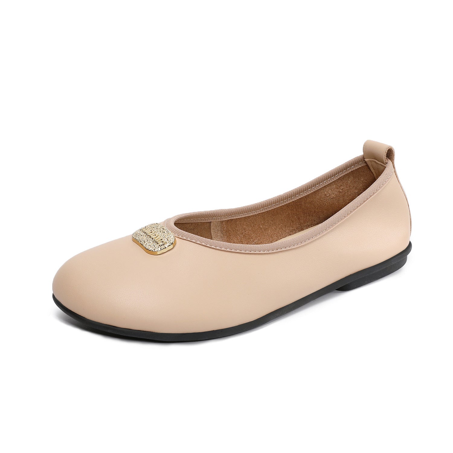 Women's Minimalism Leather Casual Slip-on Flats-RAIIFY
