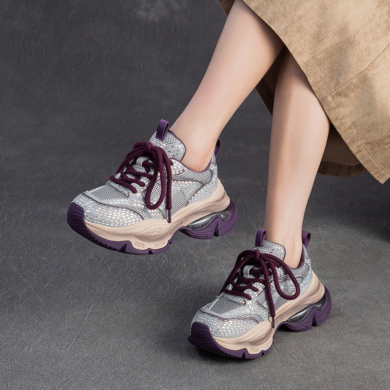 Women's Fashion Breathable Chunky Platform Sneakers-RAIIFY