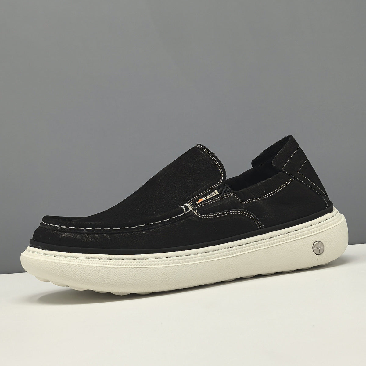 Men's Minimalist Genuine Leather Casual Loafers-RAIIFY