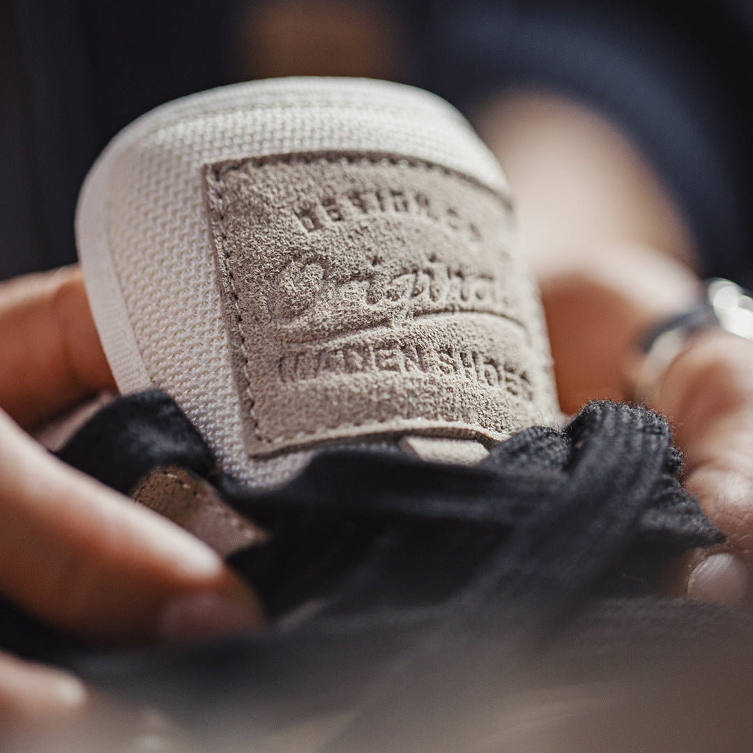 Men's Breathable Canvas Fashion Casual Court Sneakers-RAIIFY