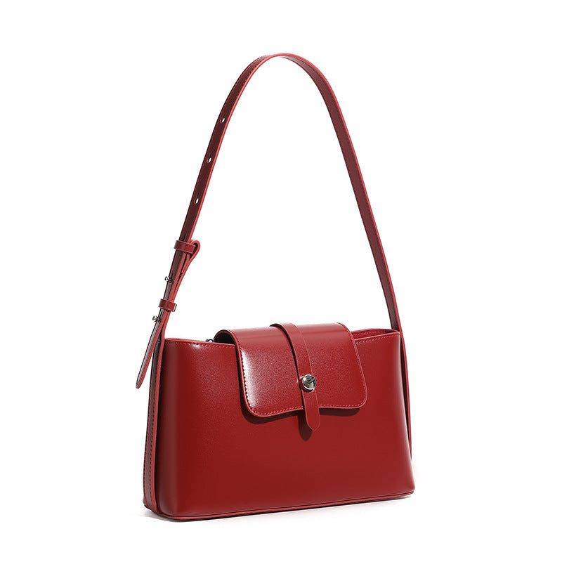 Women's Minimalist Fashion Leather Underarm & Shoulder Bag-RAIIFY