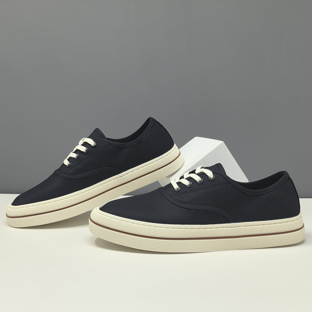 Men's Minimalist Flat Casual Breathable Canvas Shoes-RAIIFY