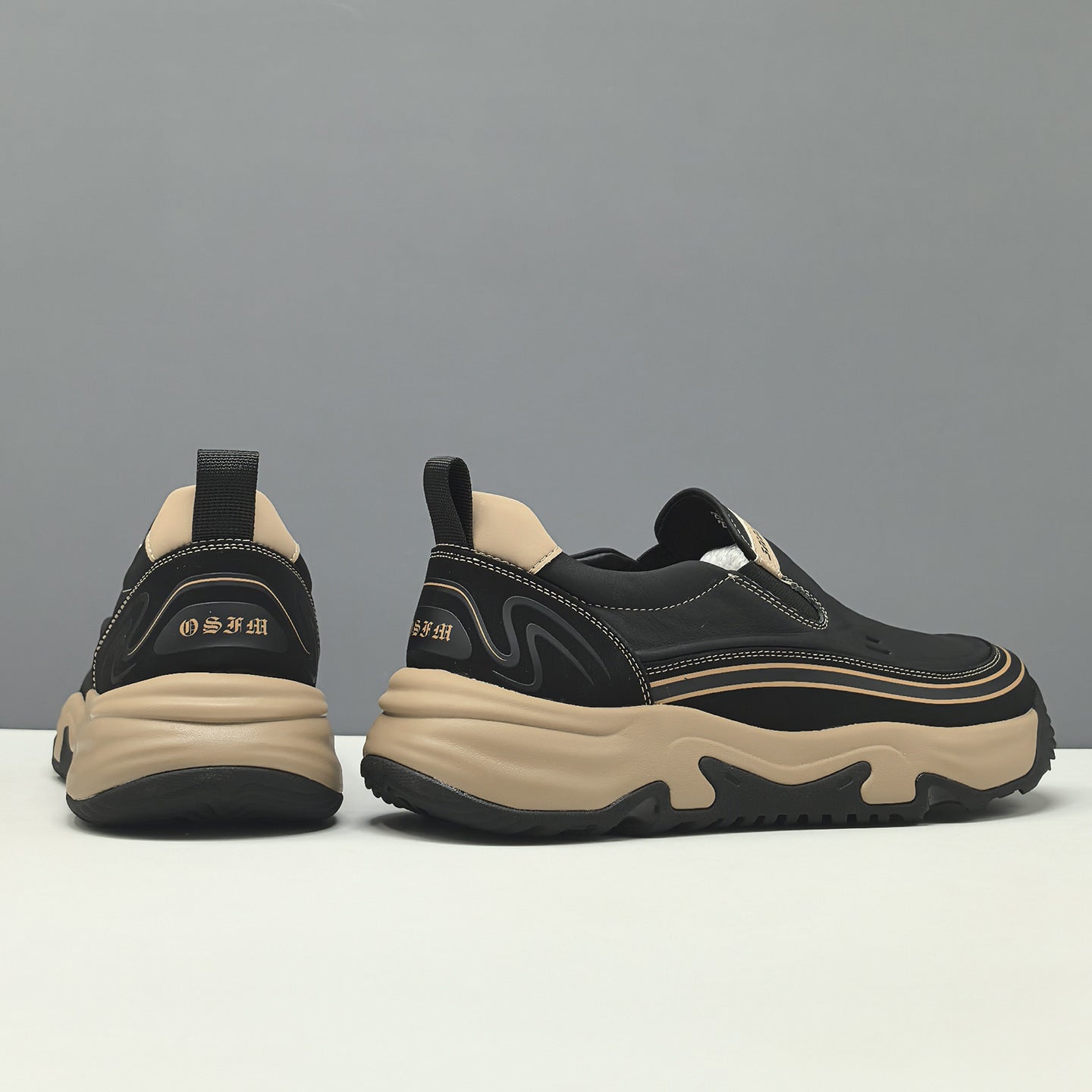 Men's Fashion Breathable Leather Casual Loafers-RAIIFY