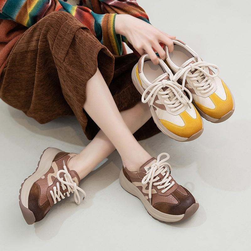 Women's Comfort Fit Genuine Leather Stylish Shoes-RAIIFY