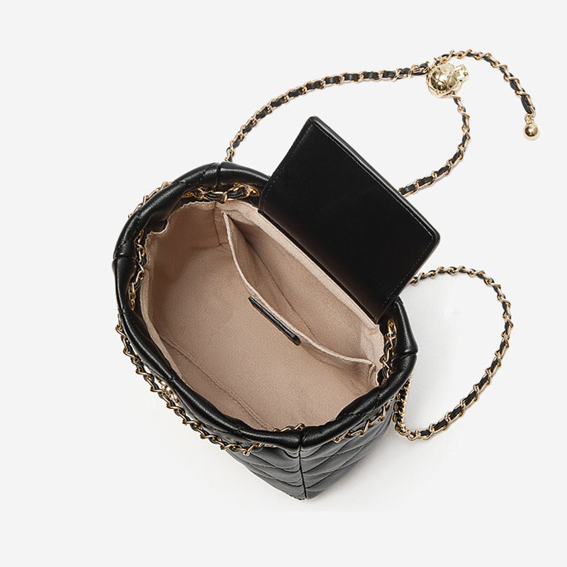 Women’s Chic Quilted Chain Crossbody Bag-RAIIFY