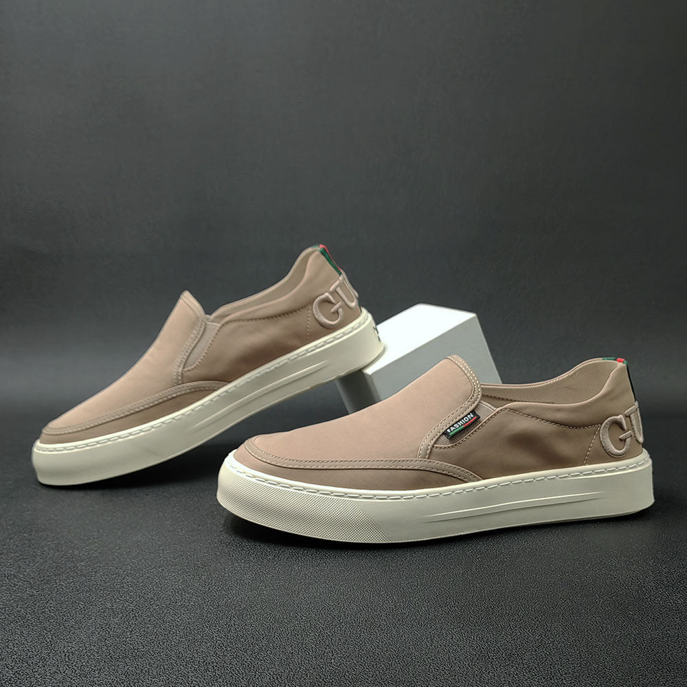 Men Minimalist Breathable Canvas Casual Loafers-RAIIFY