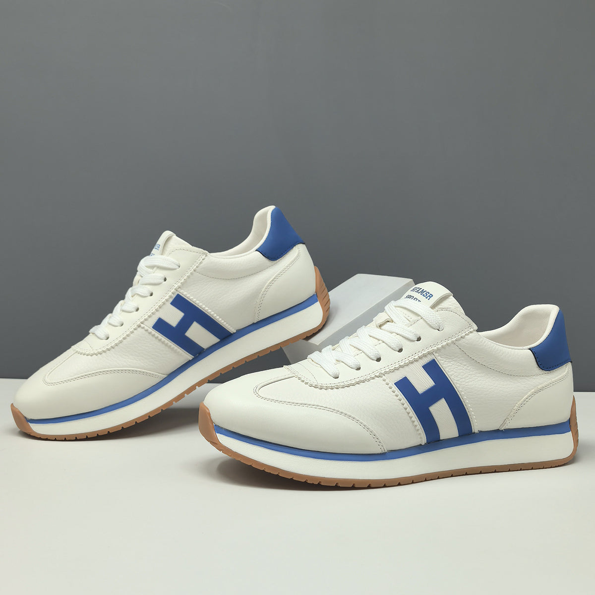 Men's Chic Fashion Quilted Leather Casual Sneakers-RAIIFY