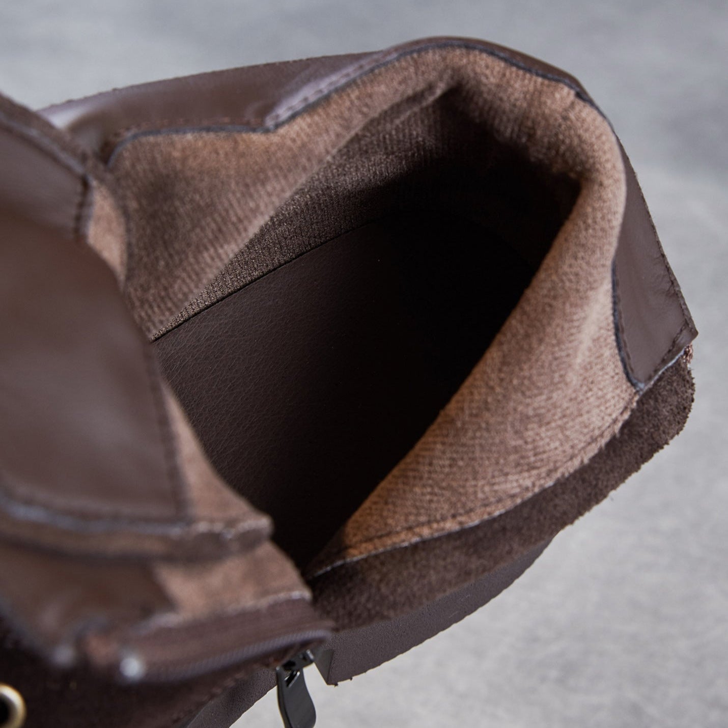 Women's Retro Plain Suede Platform Ankle Boots-RAIIFY