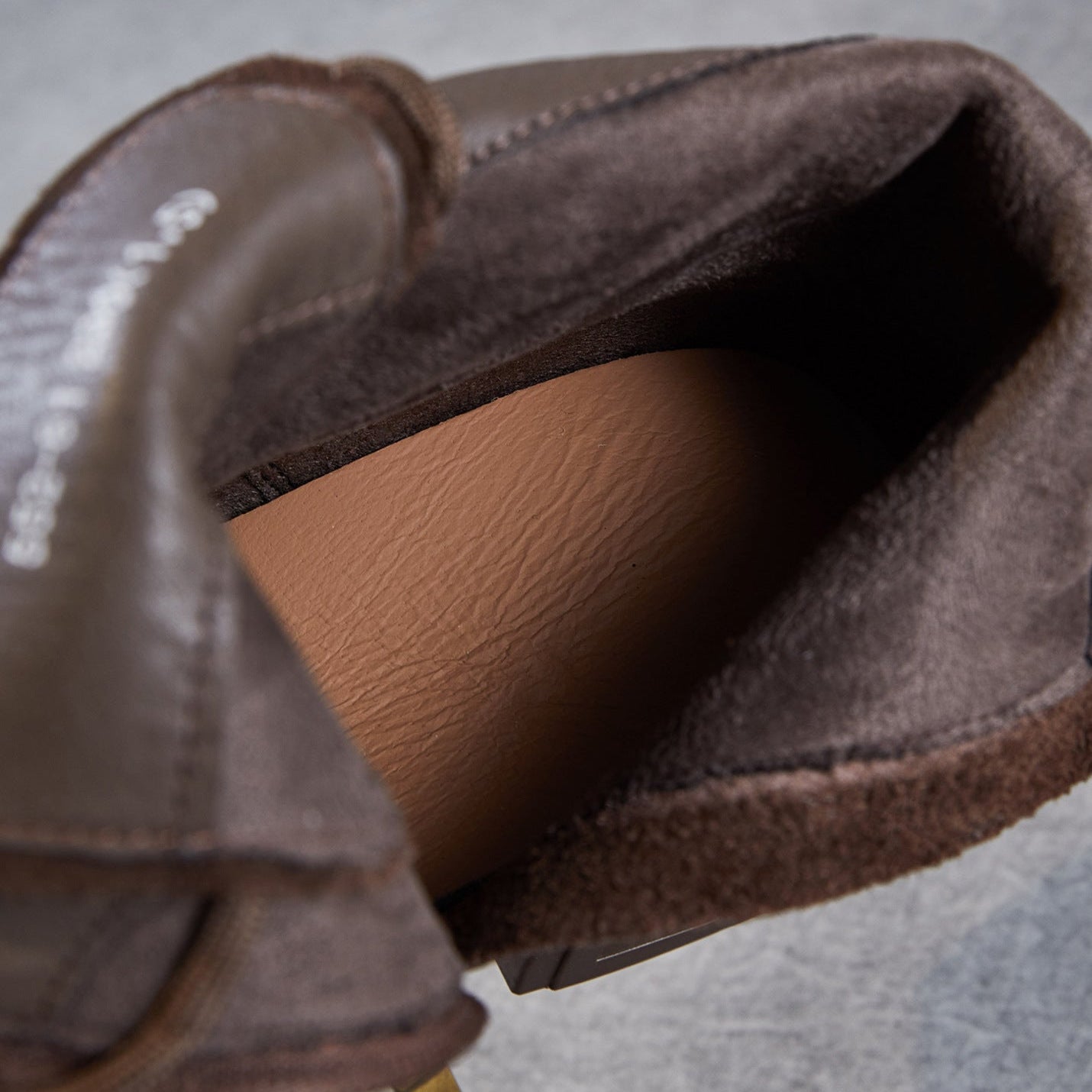 Women's Vintage Plain Leather Ankle Boots-RAIIFY