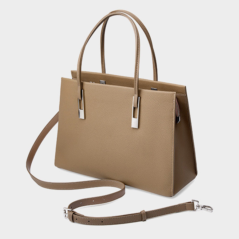 Women Minimalist Fashion Leather Tote Bag-RAIIFY