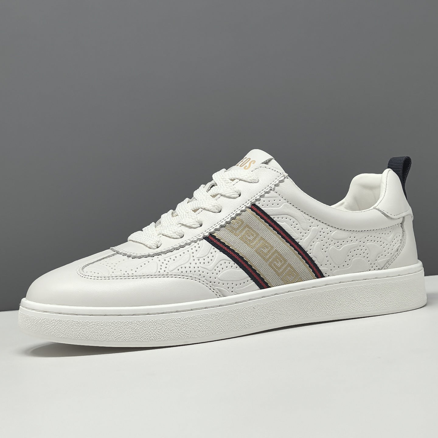 Men's Fashion Leather Slip-on Flat Casual Shoes-RAIIFY