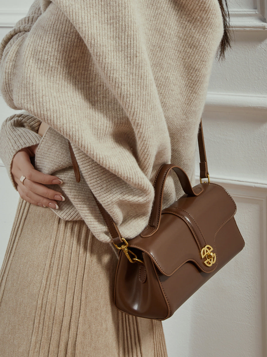 Women’s Genuine Leather Retro Crossbody Bag-RAIIFY