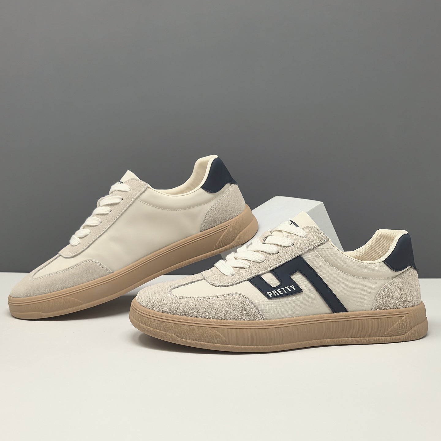 Men's Chic Patchwork Breathable Flat Casual Versatile Shoes-RAIIFY