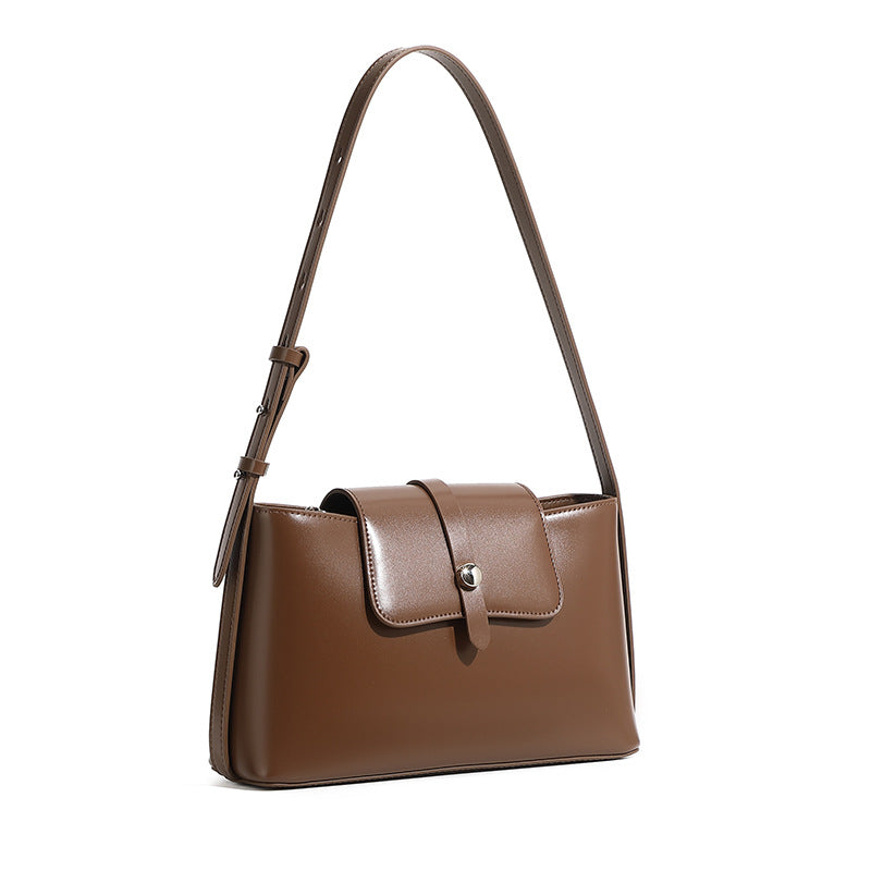 Women's Minimalist Fashion Leather Underarm & Shoulder Bag-RAIIFY
