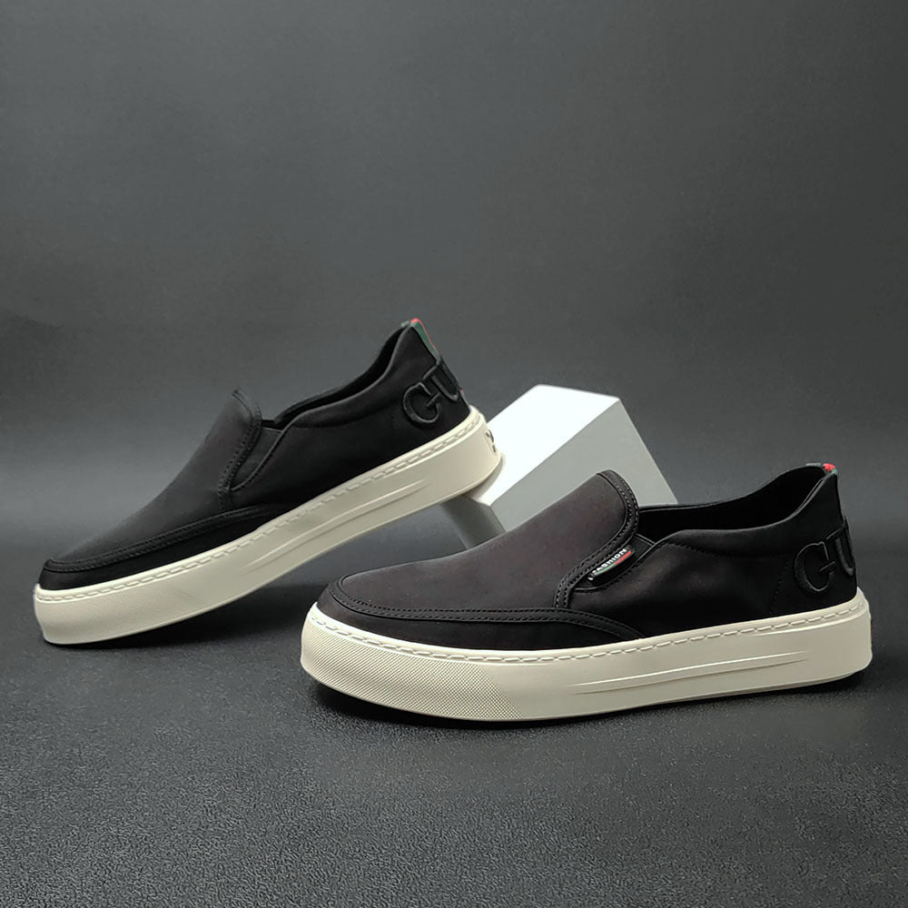 Men Minimalist Breathable Canvas Casual Loafers-RAIIFY