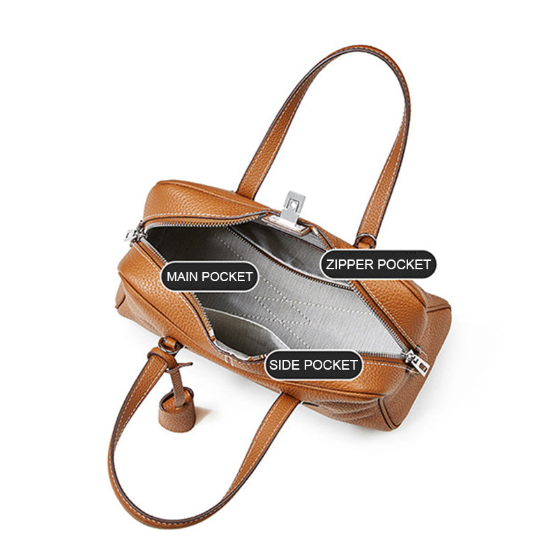 Women's Fashion Leather Satchel Crossbody Bag-RAIIFY