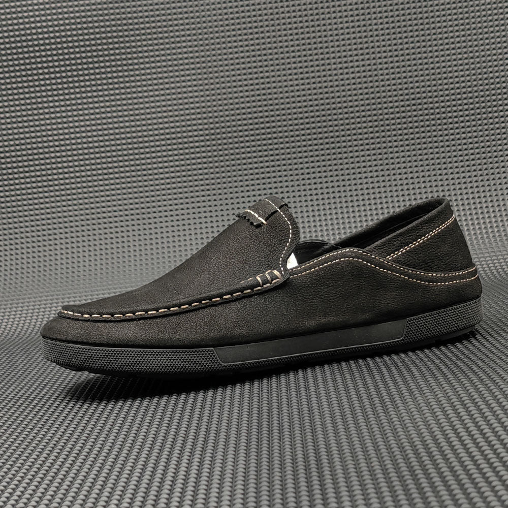 Men Handmade Minimalist Soft Leather Casual Loafers-RAIIFY