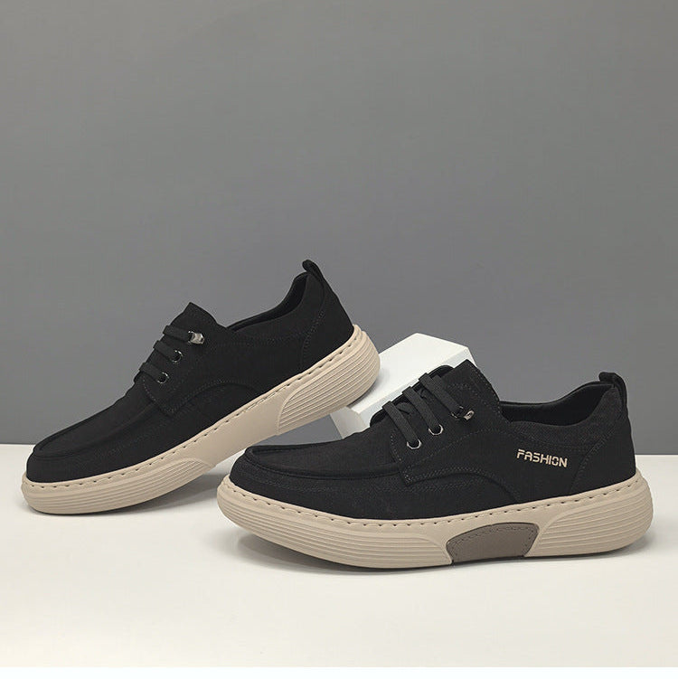Men's Minimalist Fashion Breathable Canvas Casual Shoes-RAIIFY