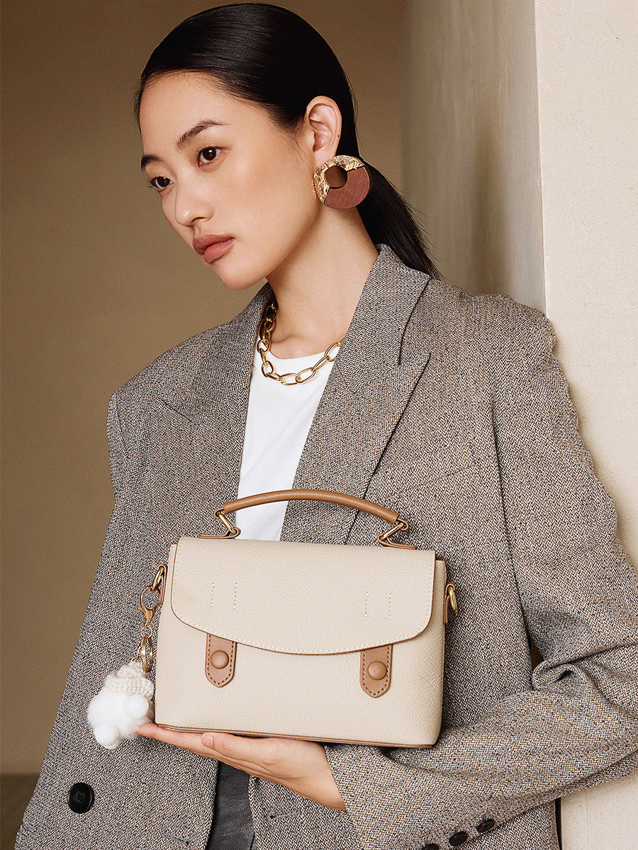 Women’s Fashion Cute Leather Satchel Bag-RAIIFY