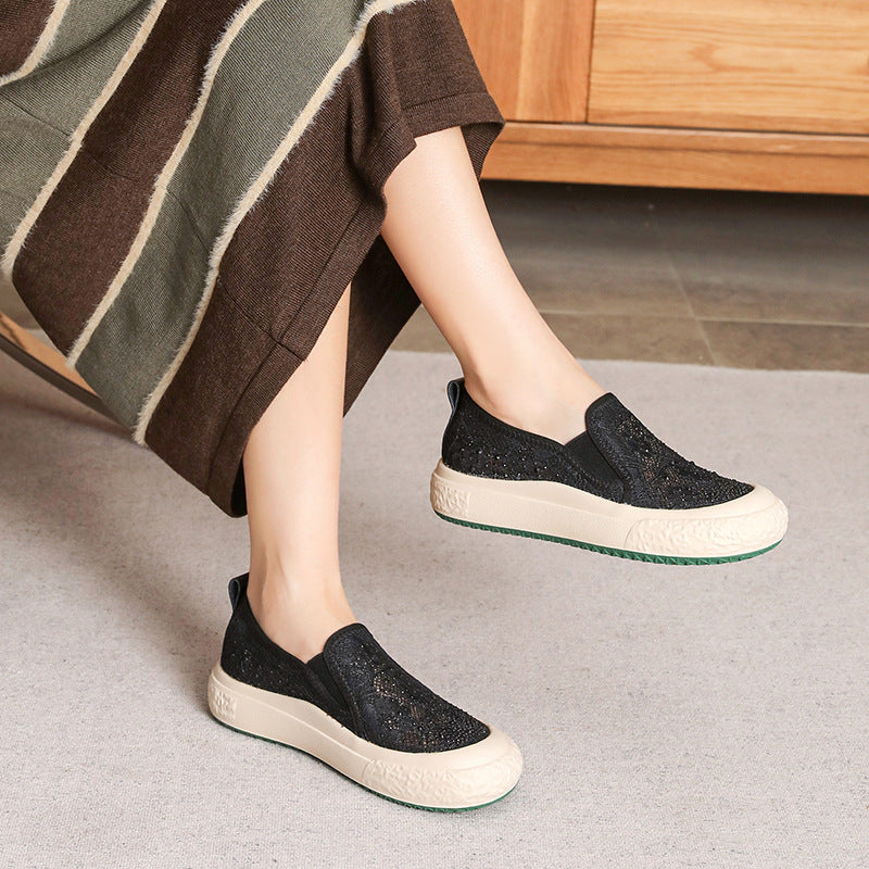Women Summer Breathable Casual Flats Shoes-RAIIFY