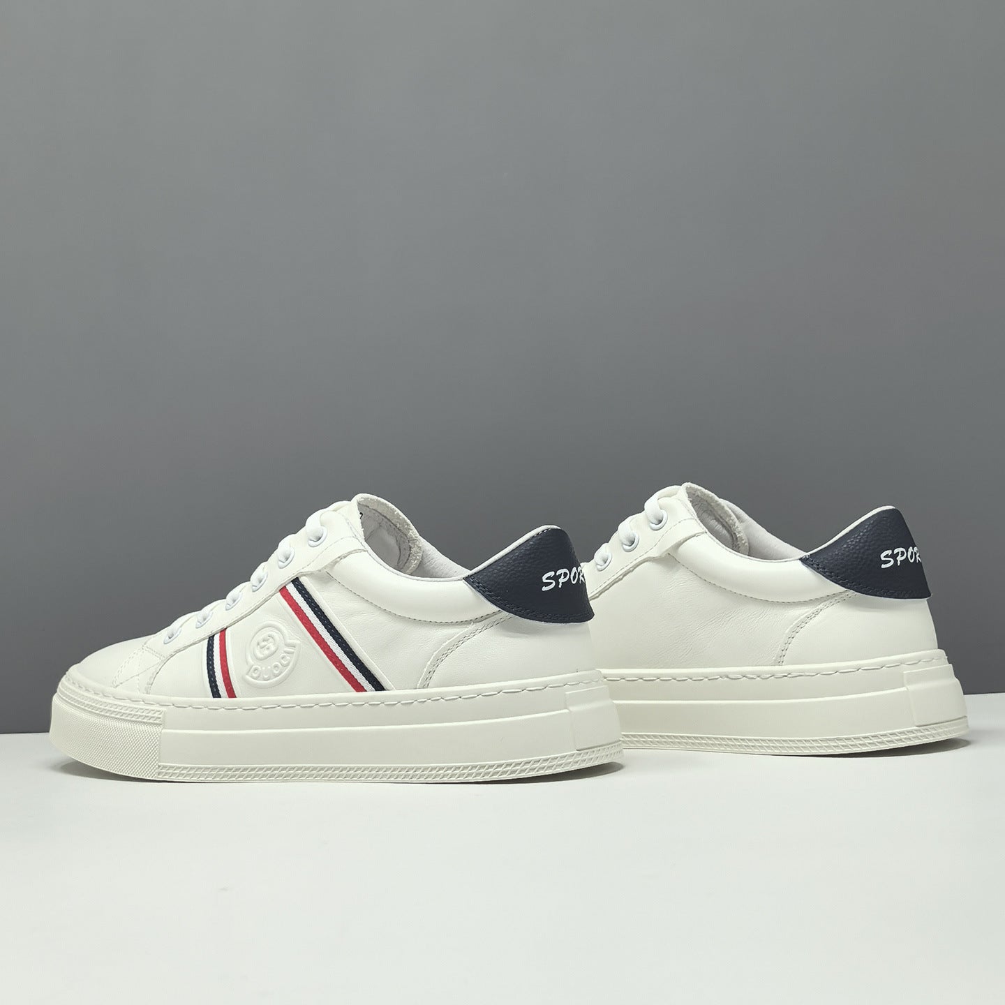 Men's Fashion Leather Flat Casual Shoes-RAIIFY