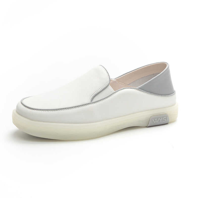 Women's Minimalist Soft Leather Comfort Loafers-RAIIFY