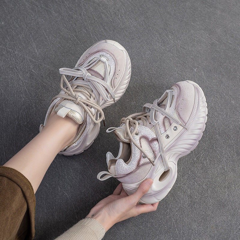Women's Fashion Breathable Chunky Platform Sneakers-RAIIFY
