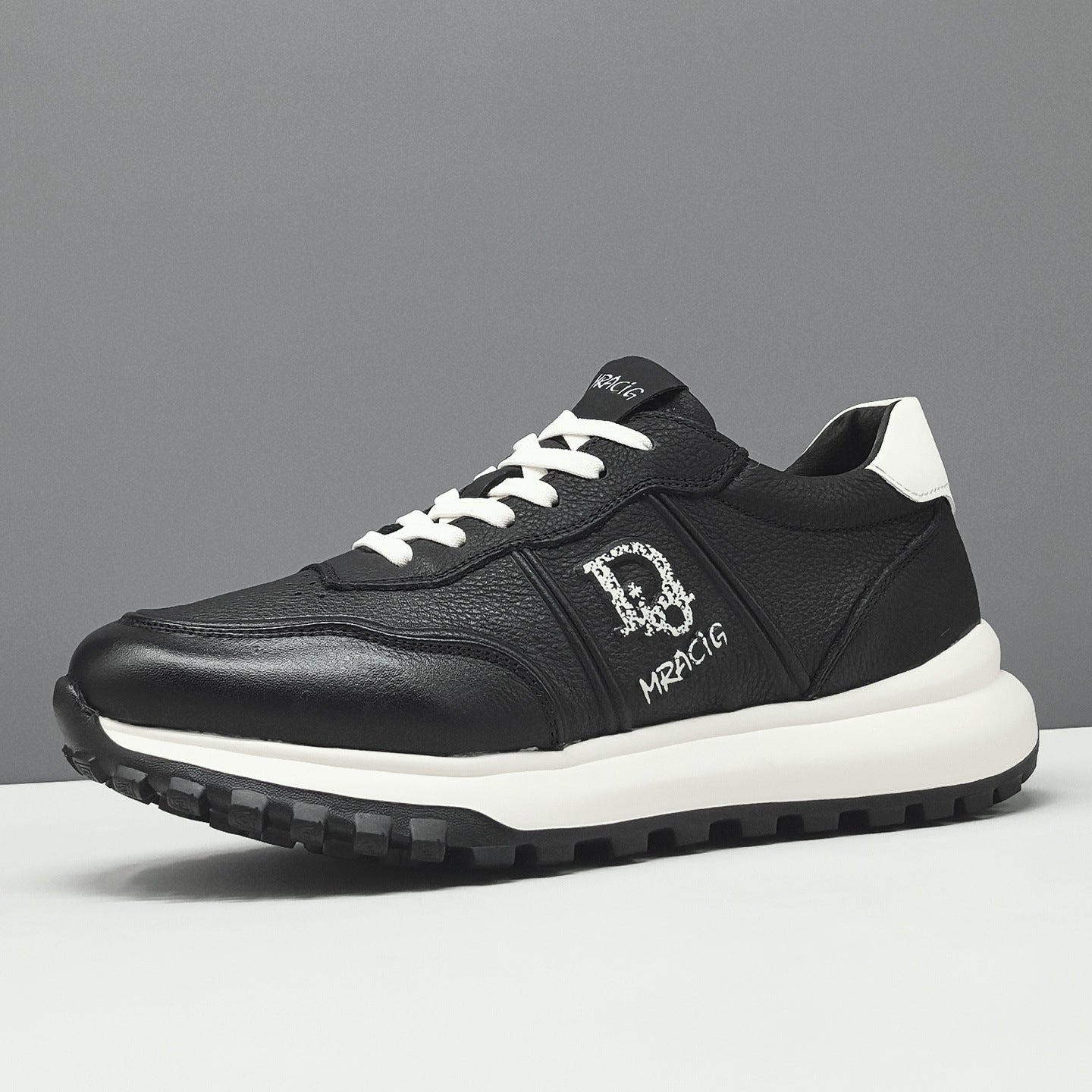 Men's Fashion Leather Breathable Casual Sneakers-RAIIFY