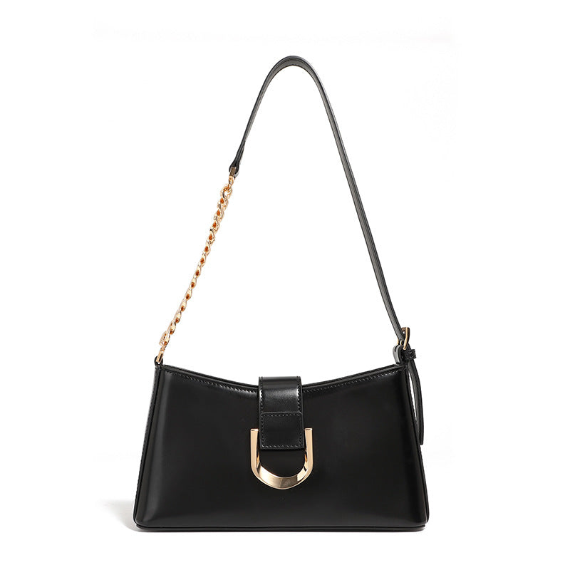 Women Stylish Leather Chian Strap Shoulder Bag-RAIIFY