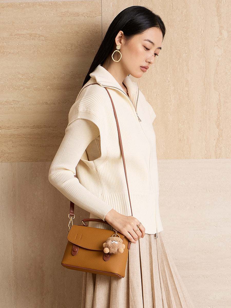 Women’s Fashion Cute Leather Satchel Bag-RAIIFY