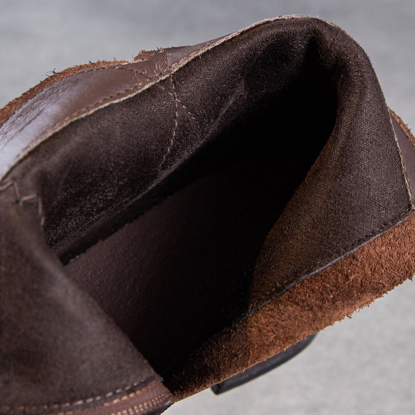 Women's Pointed-Toe Block-Heel Leather Ankle Boots-RAIIFY