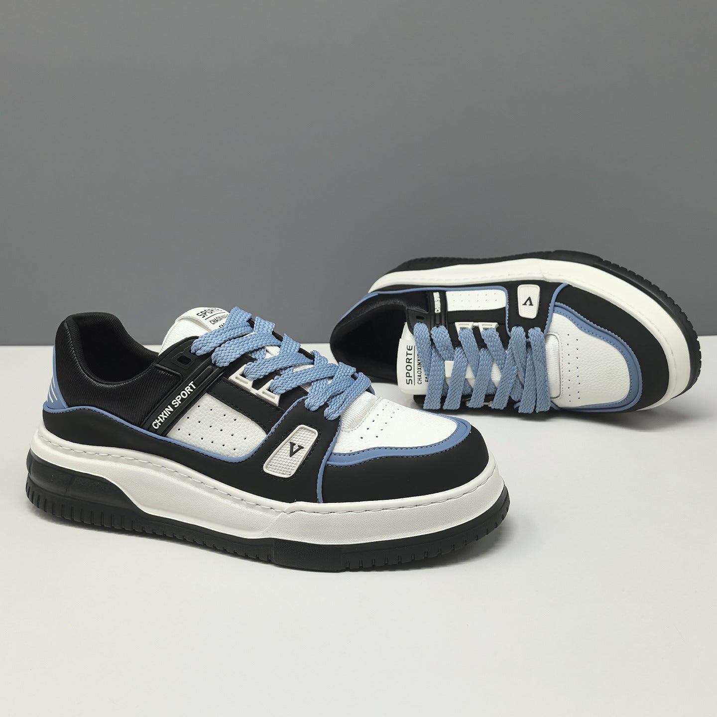 Men's Stylish Breathable Leather Casual Sneakers-RAIIFY