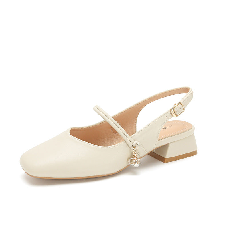 Women Retro Minimalism Close Toe Casual Sandals-RAIIFY
