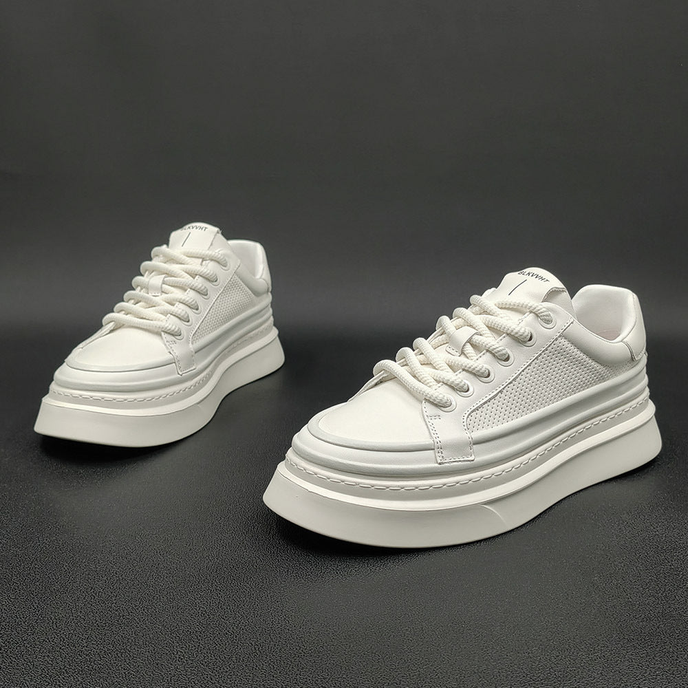 Men Minimalist Breathable Leather Fashion Casual Sneakers-RAIIFY