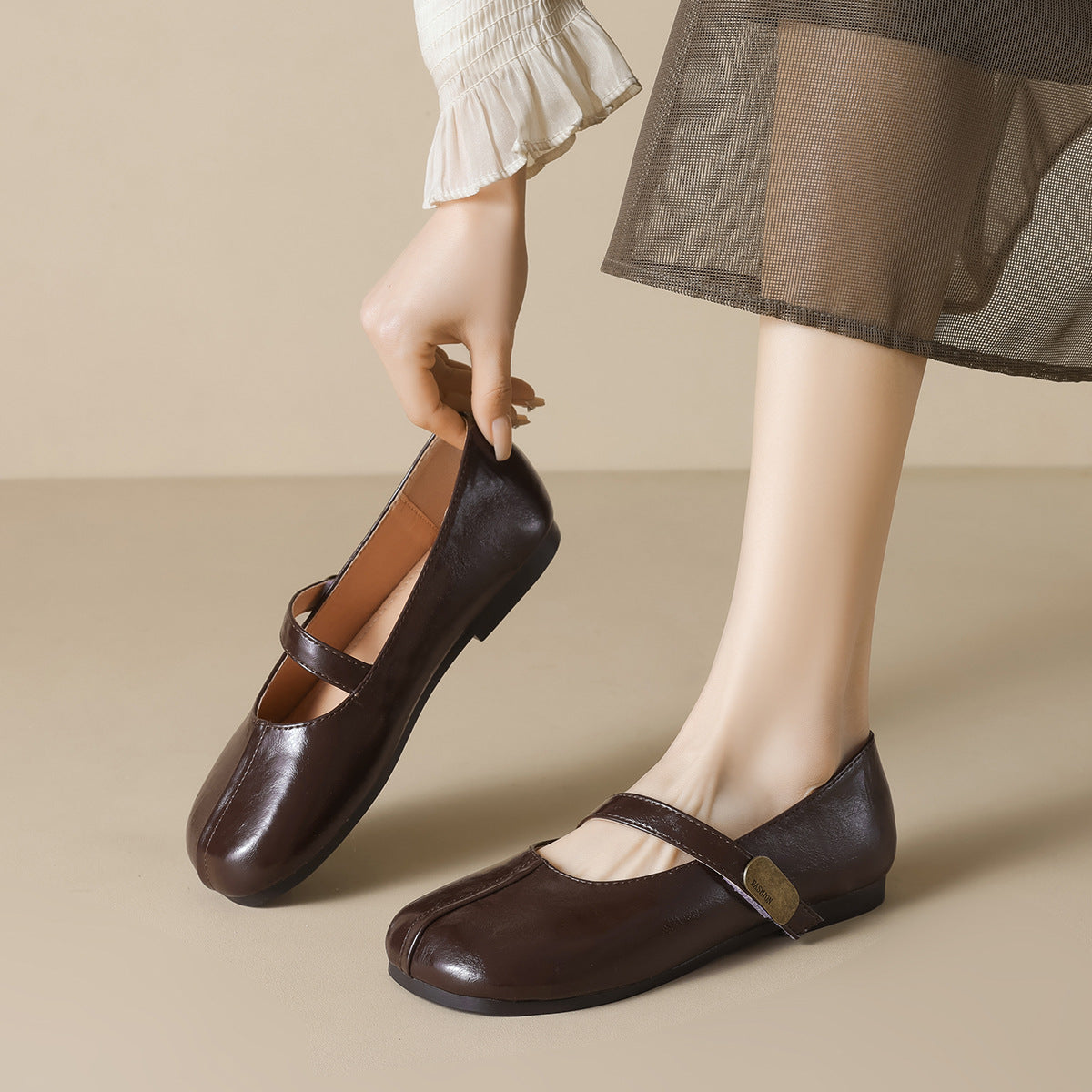 Women's Retro Soft Comfort Mary Jane Shoes-RAIIFY